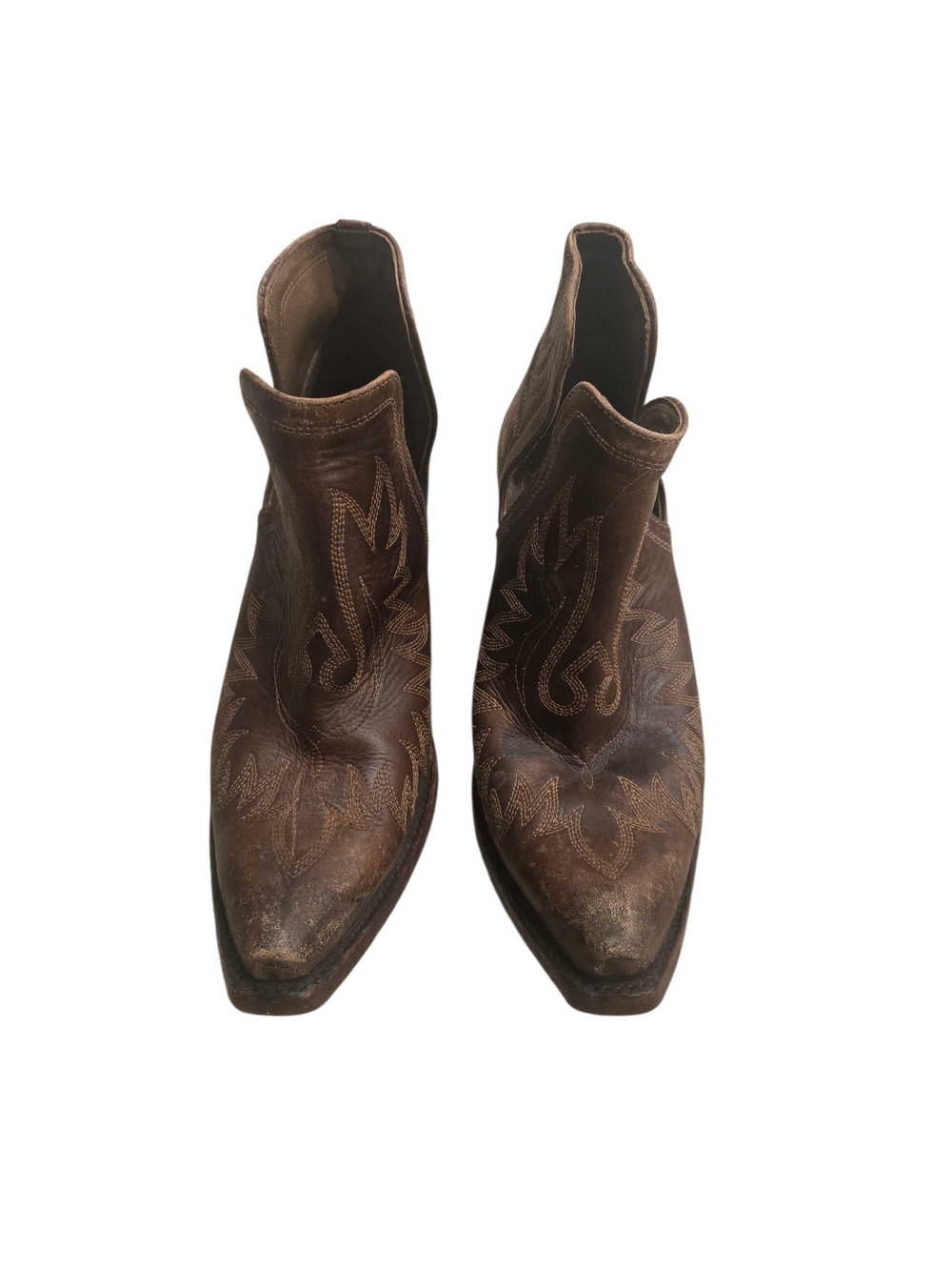 Ariat Dixon Western Ankle Boot - Brown - Picture 3 of 7